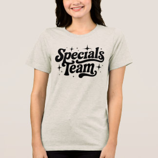 Camiseta Triblenda Equipo Especial Groovy Tipografía Retro Brillante