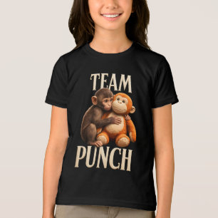 Camiseta Triblenda Equipo Punch Baby Monkey Punch Diversión Lucha
