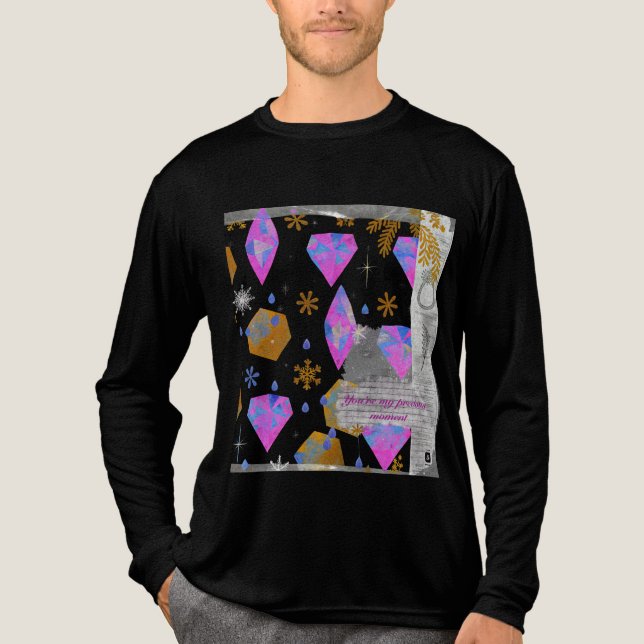 Camiseta Triblenda Eres Mi Precioso Momento De Larga Manga Tee (Anverso)