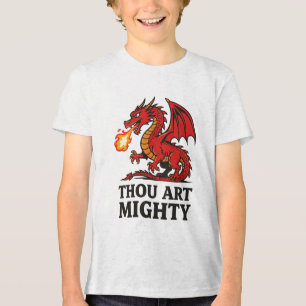 Camiseta Triblenda Eres un poderoso dragón rojo con aliento de fuego