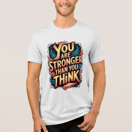 Camiseta Triblenda Eres Una Cita Motivacional Más Fuerte Diseño Fénix