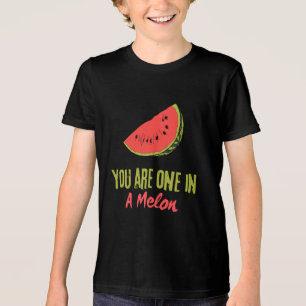 Camiseta Triblenda Eres Uno En Una Fruta De Melón De Melón