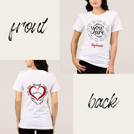 Camiseta Triblenda "Eres" versos religiosos Inspiradores de la Biblia