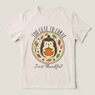 Camiseta Triblenda Erizo de Acción de Gracias