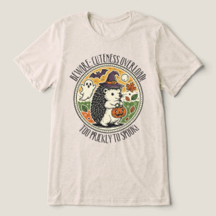 Camiseta Triblenda Erizo de Halloween