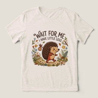 Camiseta Triblenda Erizo Viajero Adorable con Piernas Pequeñas