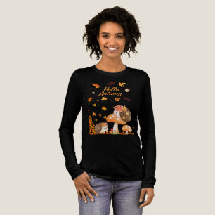 Camiseta Triblenda erizos en el paisaje otoñal