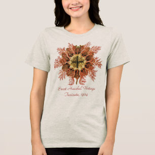 Camiseta Triblenda Ernst Haeckel Tunicado Náutico Arte de Vida del Ma