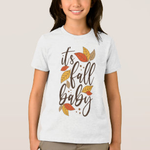 Camiseta Triblenda Es el bebé otoño