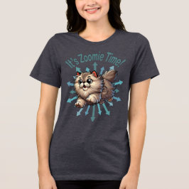 Camiseta Triblenda Es el gato persa de Zoomie Time
