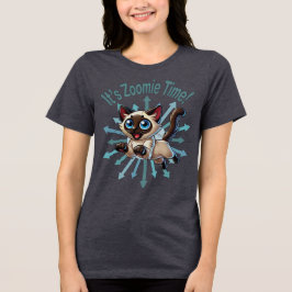 Camiseta Triblenda Es el gato siamés de Zoomie Time