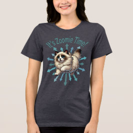 Camiseta Triblenda Es el gato Zoomie Time Ragdoll