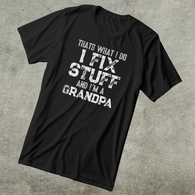Camiseta Triblenda Es gracioso que arregle las cosas y soy un abuelo (Subido por el creador)