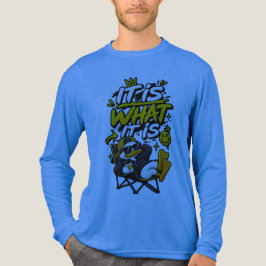 Camiseta Triblenda Es lo que es – Diseño de cita divertida y relajada