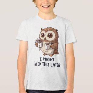 Camiseta Triblenda Es posible que necesite café más tarde - Humor div