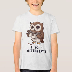 Camiseta Triblenda Es posible que necesite café más tarde - Humor div