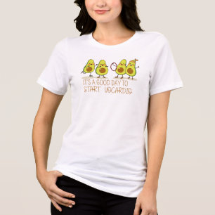 Camiseta Triblenda Es un buen día para empezar Avocardio – Funny Avoc