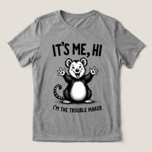 Camiseta Triblenda Es Yo, Hola — Soy el Mapache Divertido que Causa P