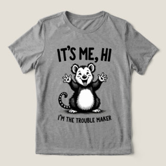 Camiseta Triblenda Es Yo, Hola — Soy el Mapache Divertido que Causa P