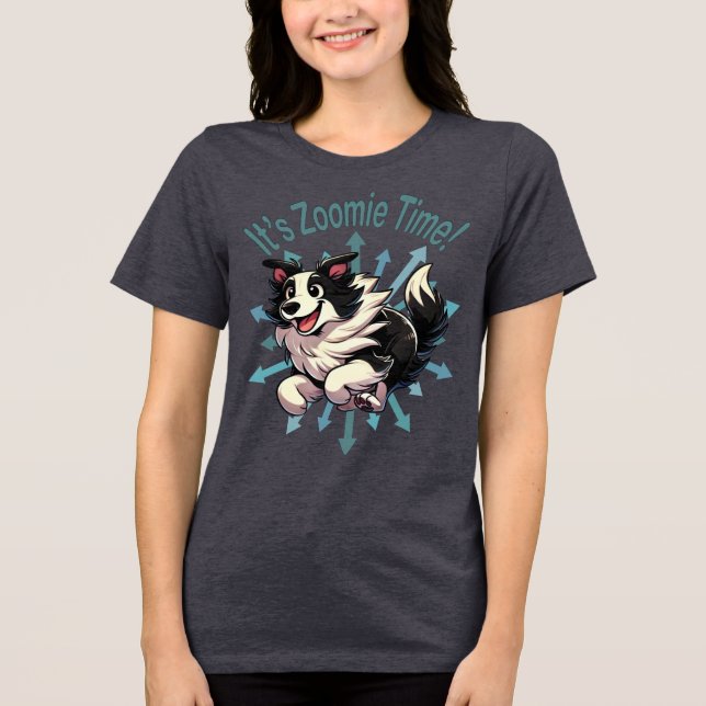 Camiseta Triblenda Es Zoomie Time Border (Anverso)