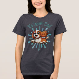 Camiseta Triblenda Es Zoomie Time Cavalier Spaniel