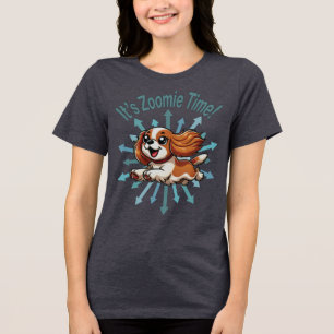 Camiseta Triblenda Es Zoomie Time Cavalier Spaniel