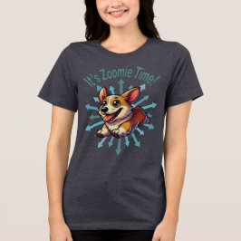 Camiseta Triblenda Es Zoomie Time Corgi