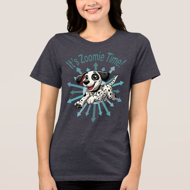 Camiseta Triblenda Es Zoomie Time Dalmatian (Anverso)