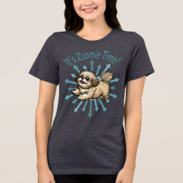Camiseta Triblenda Es Zoomie Time Shih Tzu