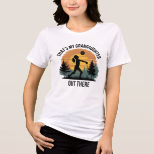 Camiseta Triblenda Esa es mi nieta ahí fuera voleibol