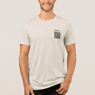 Camiseta Triblenda Escaneo de código QR de personalizado y Personaliz