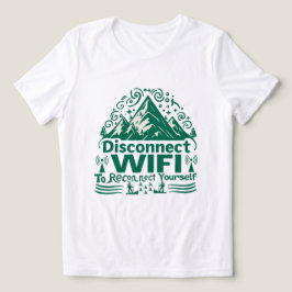 Camiseta Triblenda Escapar de la conexión digital con la naturaleza