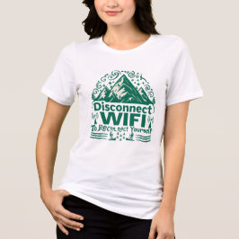 Camiseta Triblenda Escapar de la conexión digital con la naturaleza