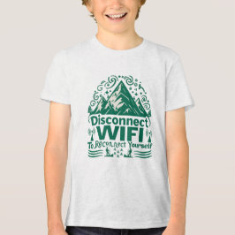 Camiseta Triblenda Escapar de la conexión digital con la naturaleza