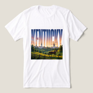 Camiseta Triblenda Escape Escénico Bluegrass del País de los Caballos