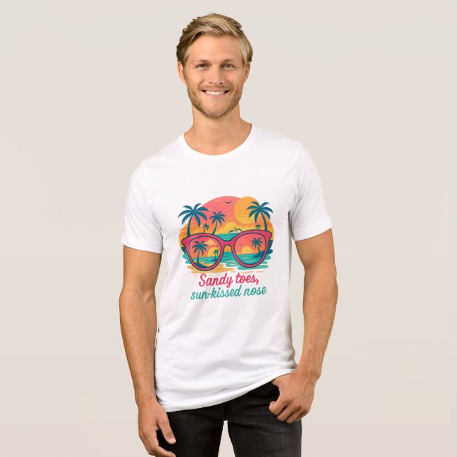 Camiseta Triblenda escenario de cruceros tropicales (Anverso Completo)