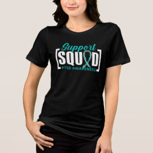 Camiseta Triblenda Escuadrón de Apoyo y Conciencia del TEPT