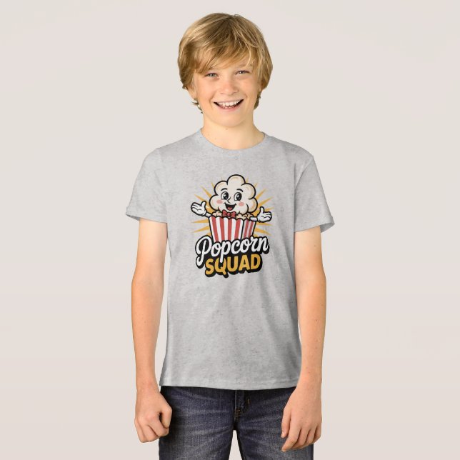 Camiseta Triblenda Escuadrón de palomitas (Anverso Completo)
