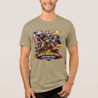 Camiseta Triblenda Escuadrón de Superhéroes de los Padres Fundadores