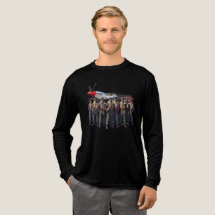 Camiseta Triblenda Escuadrón del Avión Rojo Tuskegee: 332º Luchador