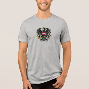 Camiseta Triblenda escudo de armas símbolo emblema bandera de Austria