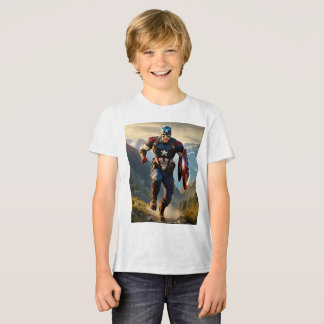 Camiseta Triblenda Escudo de Justicia Capitán América camiseta