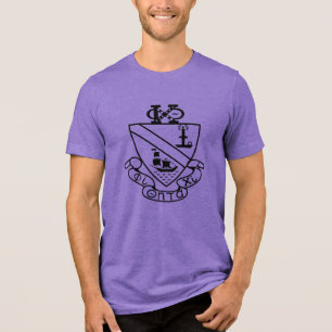 Camiseta Triblenda Escudo de Phi Chi Theta B&W