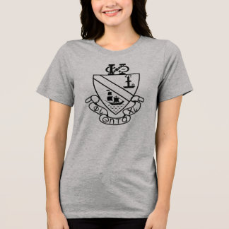 Camiseta Triblenda Escudo de Phi Chi Theta | B&W