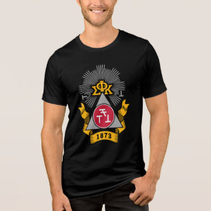 Camiseta Triblenda Escudo de Phi Sigma Kappa
