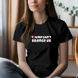 Camiseta Triblenda Eslogan de protesta estudiantil anti Trump rojo el