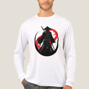 Camiseta Triblenda Espada Katana de Guerrero Samurái Japonés Pincel R