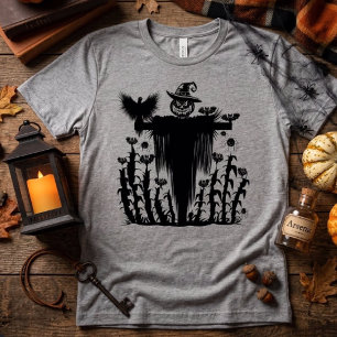 Camiseta Triblenda Espantapájaros de Halloween Gótico Espeluznante Ca
