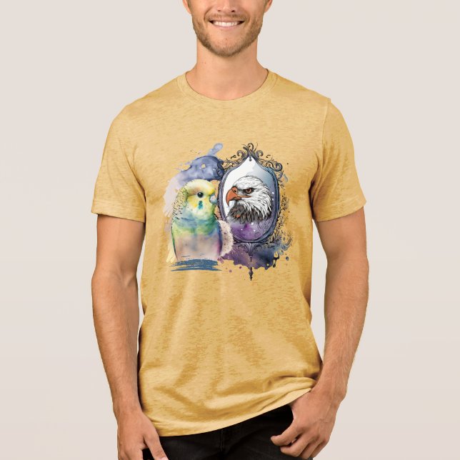 Camiseta Triblenda "Espejo, espejo" (Anverso)