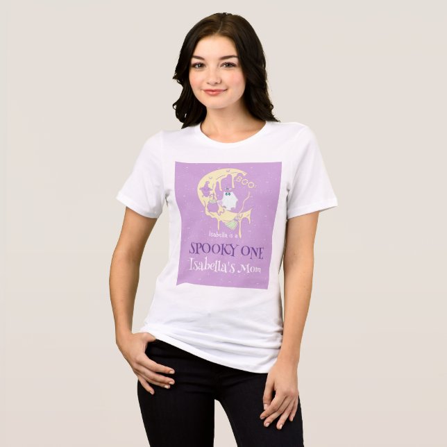 Camiseta Triblenda Espeluznante cumpleaños de una mamá adorable fanta (Anverso Completo)